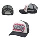 Fashion design printed popular high quality trucker mesh cap